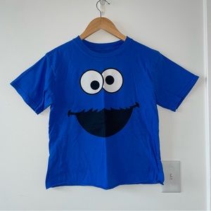 Sesame Street Cookie Monster Cropped Tee